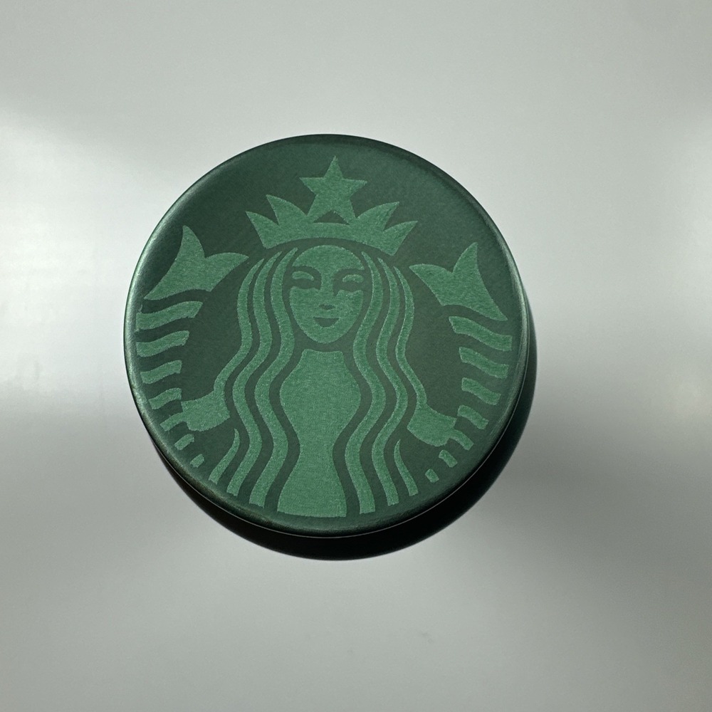 Starbucks Green Gold Ombre Vacuum Insulated  20 Oz Tumbler 2022 NEW - Picture 3 of 3